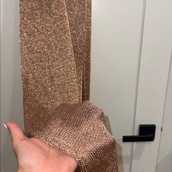 Metallic Gold Mesh Bikini Cover - Picture 6 of 13